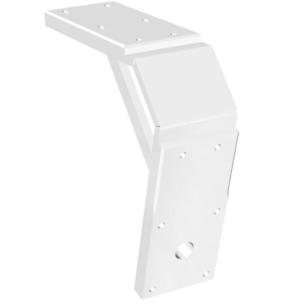 219045703 Power-Pole Deck Mount - 8" Aft - 11" Drop - White