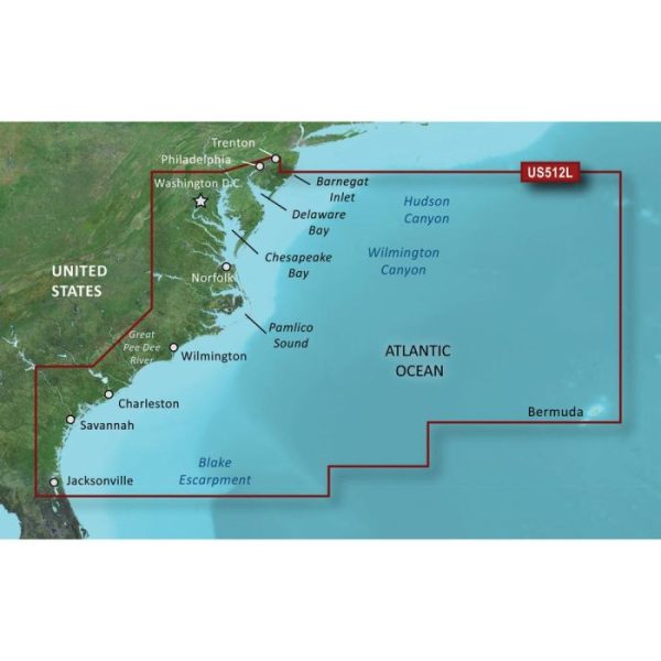 122376393_2 Garmin BlueChart® g3 Vision® HD - VUS512L - Mid-Atlantic - microSD™/SD™