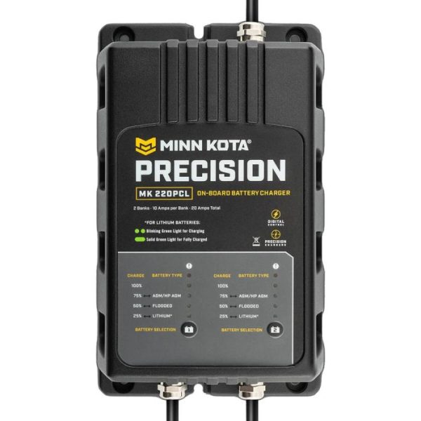 111178610_3 Minn Kota On-Board Precision Charger MK-220 PCL 2 Bank x 10 AMP LI Optimized Charger
