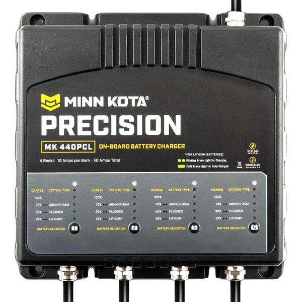 111178899_2 Minn Kota On-Board Precision Charger MK-440 PCL 4 Bank x 10 AMP LI Optimized Charger