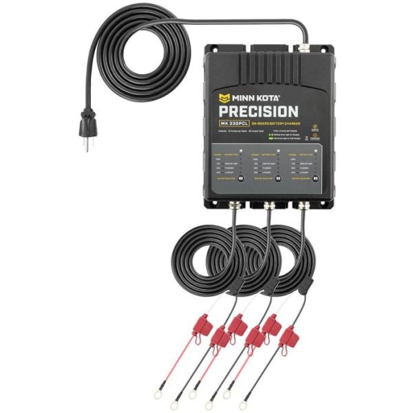 111179158_2 Minn Kota On-Board Precision Charger MK-330 PCL 3 Bank x 10 AMP LI Optimized Charger