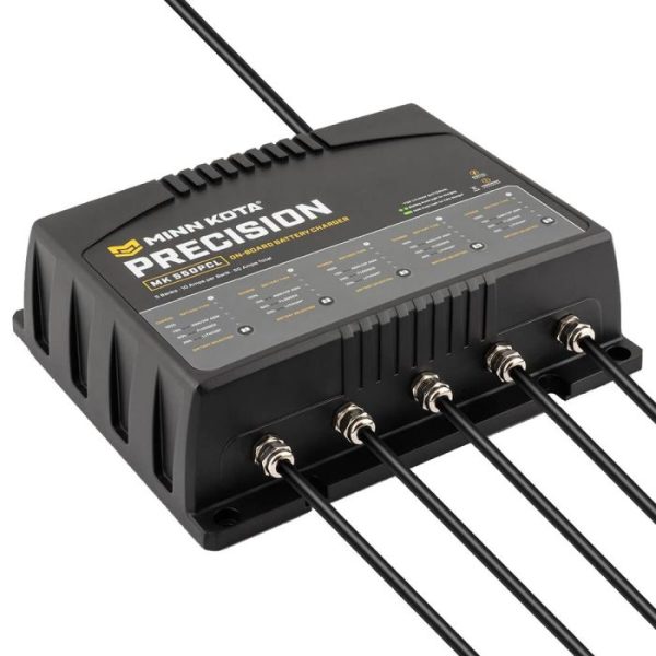 111179301_2 Minn Kota On-Board Precision Charger MK-550 PCL 5 Bank x 10 AMP LI Optimized Charger