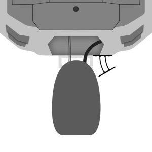 120193339_4 Minn Kota Raptor Direct Mount Angle Bracket - Black