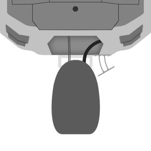 122377380_2 Minn Kota Raptor Direct Mount Angle Bracket - White