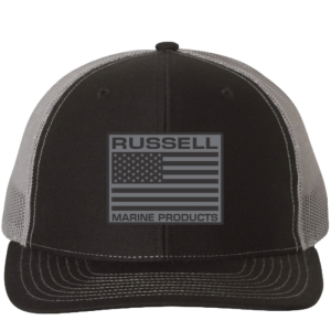 138874064 Richardson 112 Snap Back Flag Patch - Black