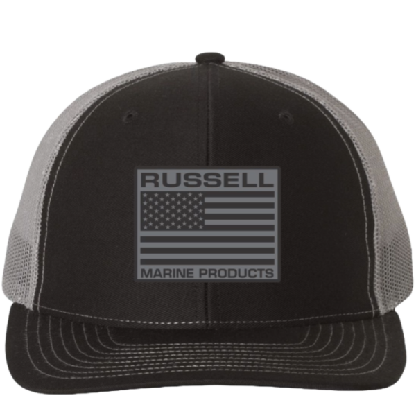 Richardson 112 Snap Back Flag Patch - Black