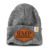 Carhartt Beanie Leather Patch - Grey