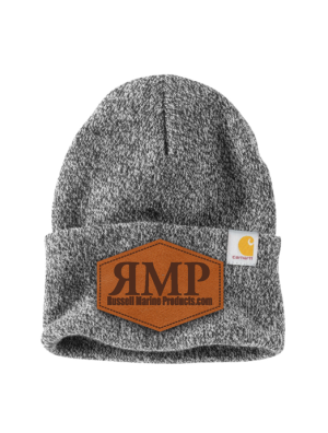 Carhartt Beanie Leather Patch - Grey