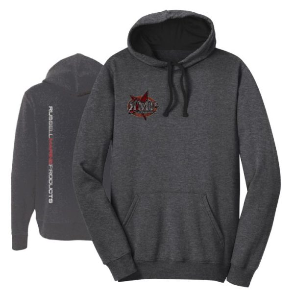 gear-dlhdg1 Hoodie Distressed Logo - Dark Grey
