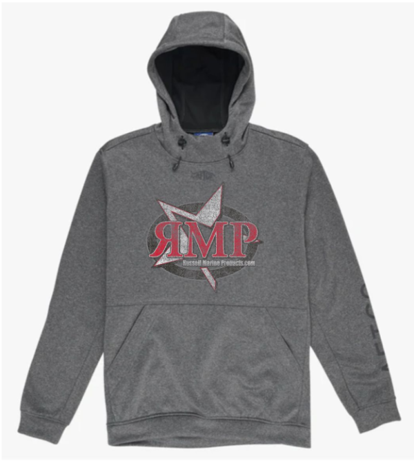 Aftco Hoodie Distressed Logo - Grey